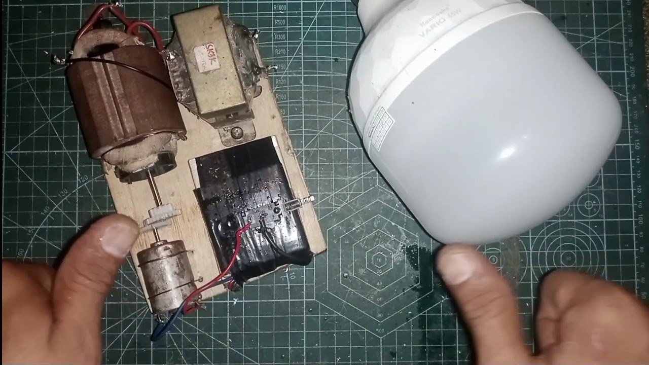 Generator mini 220Vac dengan magnet permanen !!! Bukan free energy 