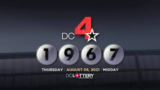 DC LOTTERY Midday 08/05/2021
