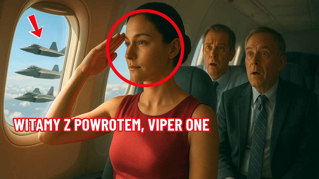 Samotna matka na miejscu 12F – aż dowódca F-22 powiedział: „Witamy z powrotem, Viper One.”