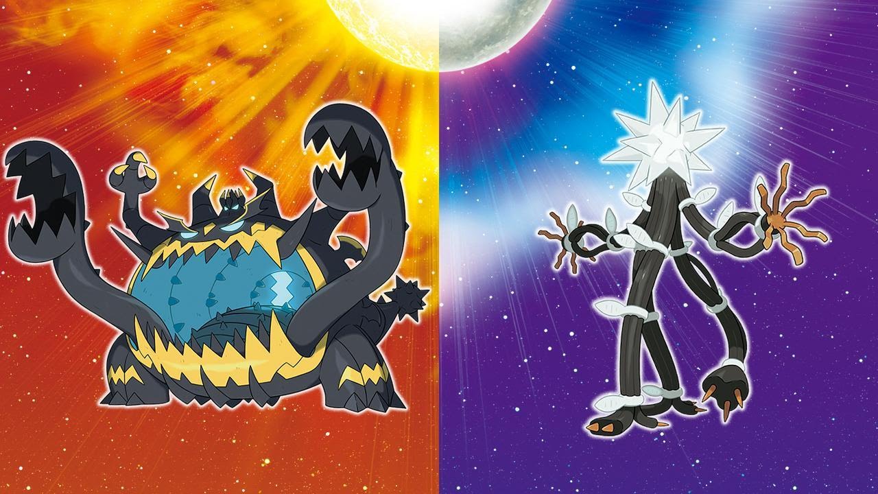 Ultra beasts concept art for Pokémon sun and moon