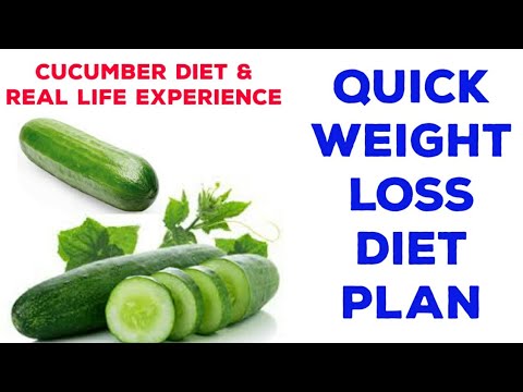 7 KG Weight Loss 7 Days Diet || Practical Experience || Cucumber Diet || Guaranteed Weight Loss Diet