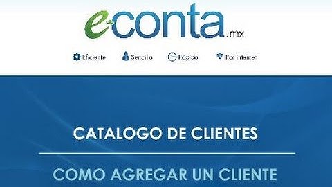 Catálogo de Clientes - Como Agregar a un Cliente