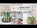 Spring dining room makeover  cottage style dining room  dining room refresh  cottage core decor