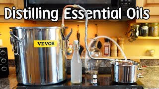 How To Distill Your Own Essential Oils and Farm Vlog - @vevor.official