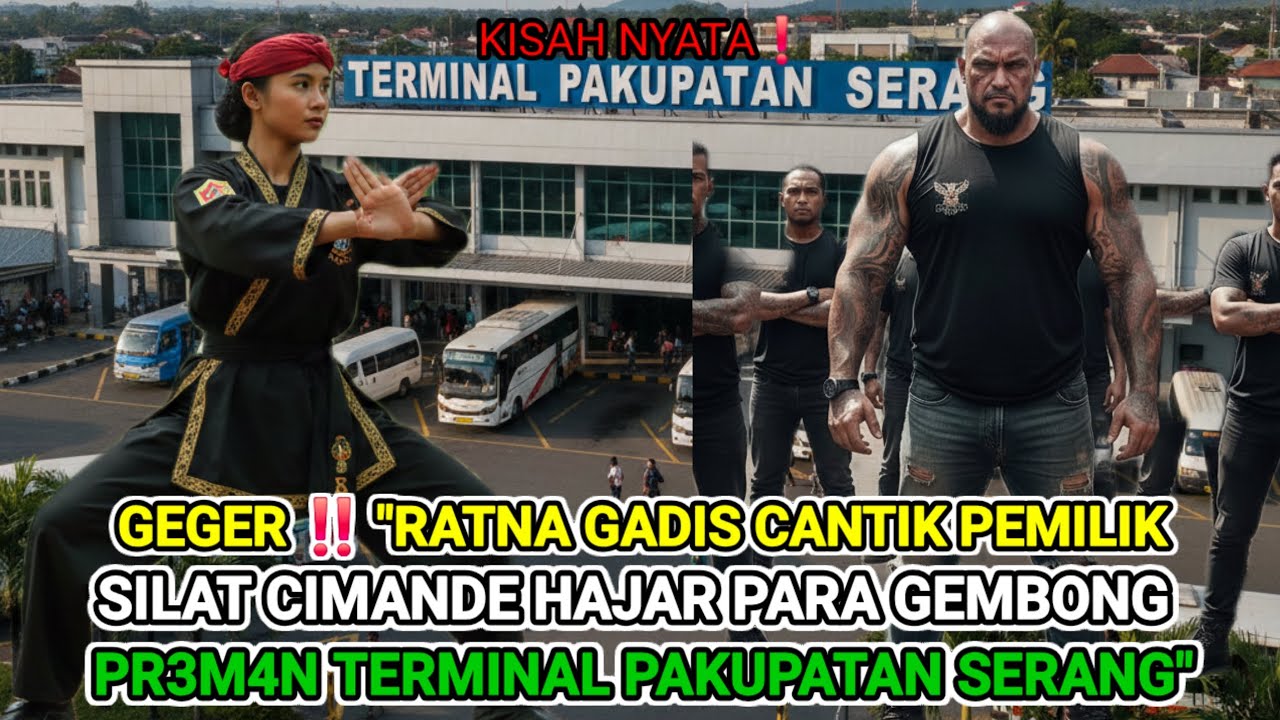 KISAH NYATA ❗️RATNA GADIS CANTIK PEMILIK SILAT CIMANDE VS PARA GEMBONG PREMAN TERMINAL PAKUPATAN 