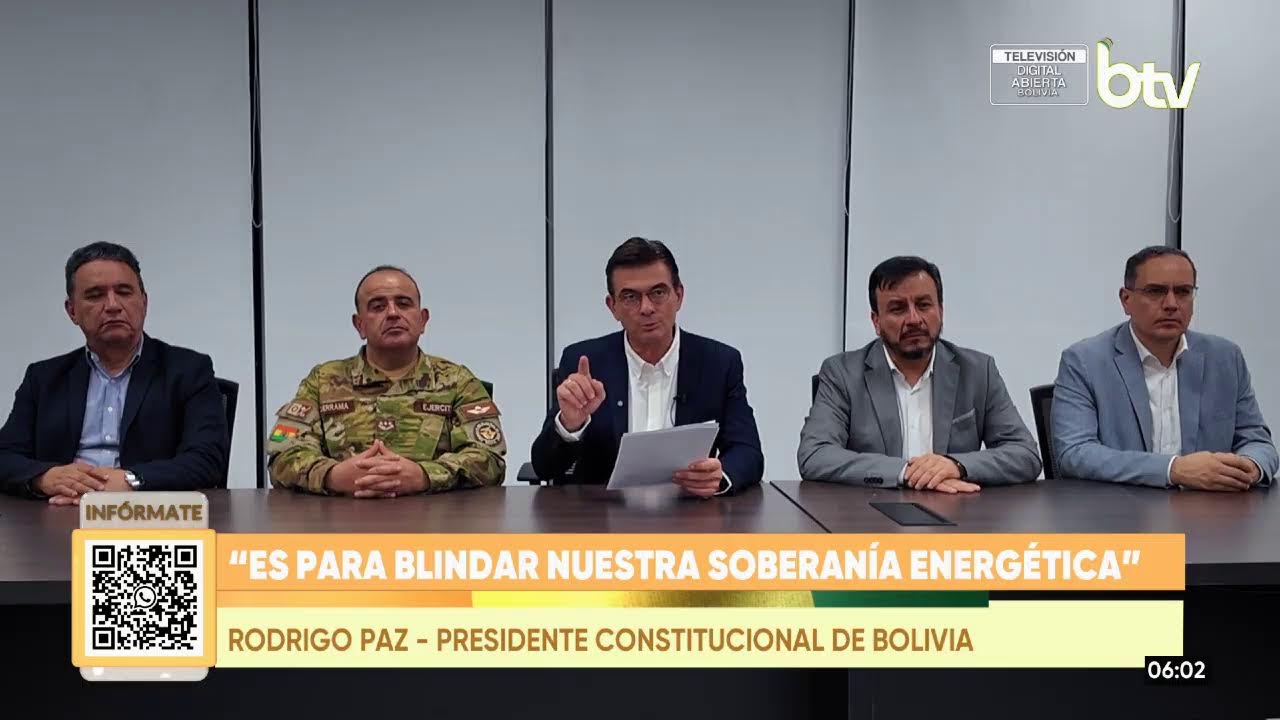 Mensaje del presidente Rodrigo Paz