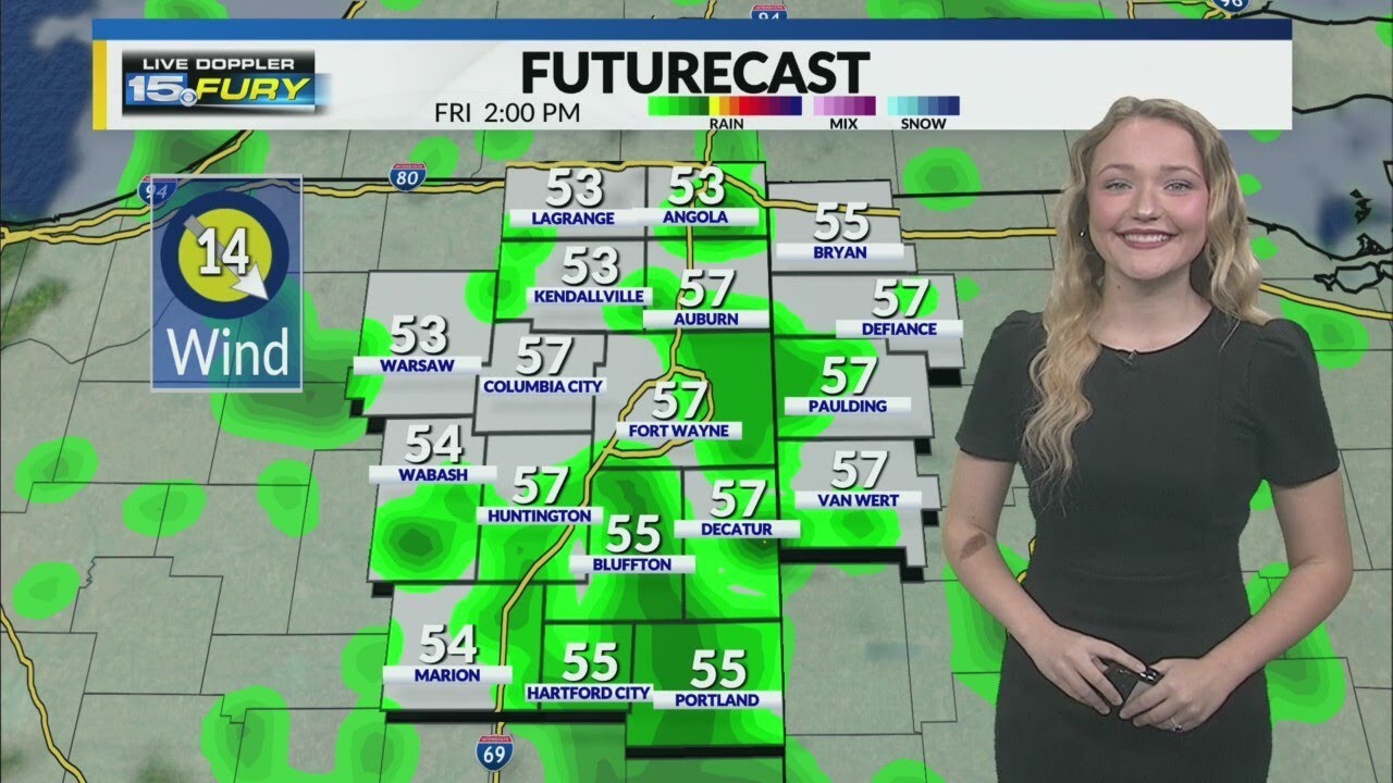 Rain chances continue into the afternoon hours - YouTube