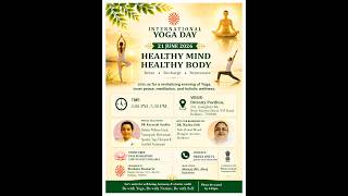 Join us LIVE this International Yoga Day 2026
