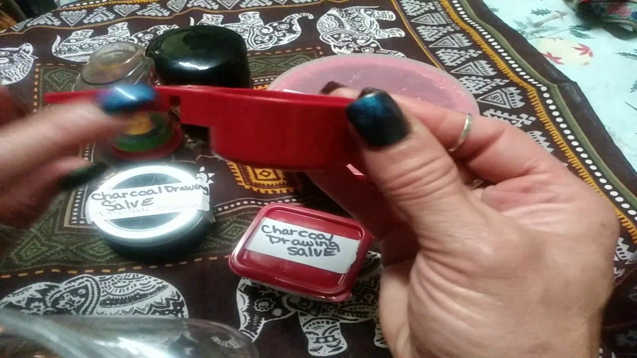 CHARCOAL DRAWING SALVE this is a great recipe! YouTube