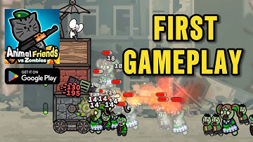 Animal Friends vs Zombies First Gameplay Walkthrough Part 1 (Android Games) #mobilegaming