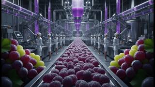 inside the grape processing plant grapes to 500000 gummy candies per hour tech