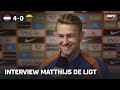 Matthijs de Ligt: “Ik heb vandaag beschouwd als een wedstrijd tegen een topland.” 🗣️🟠