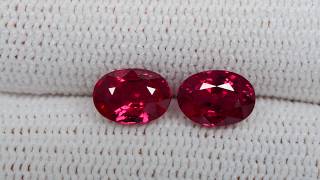 Matched Pair Burma Ruby 2.30 carats