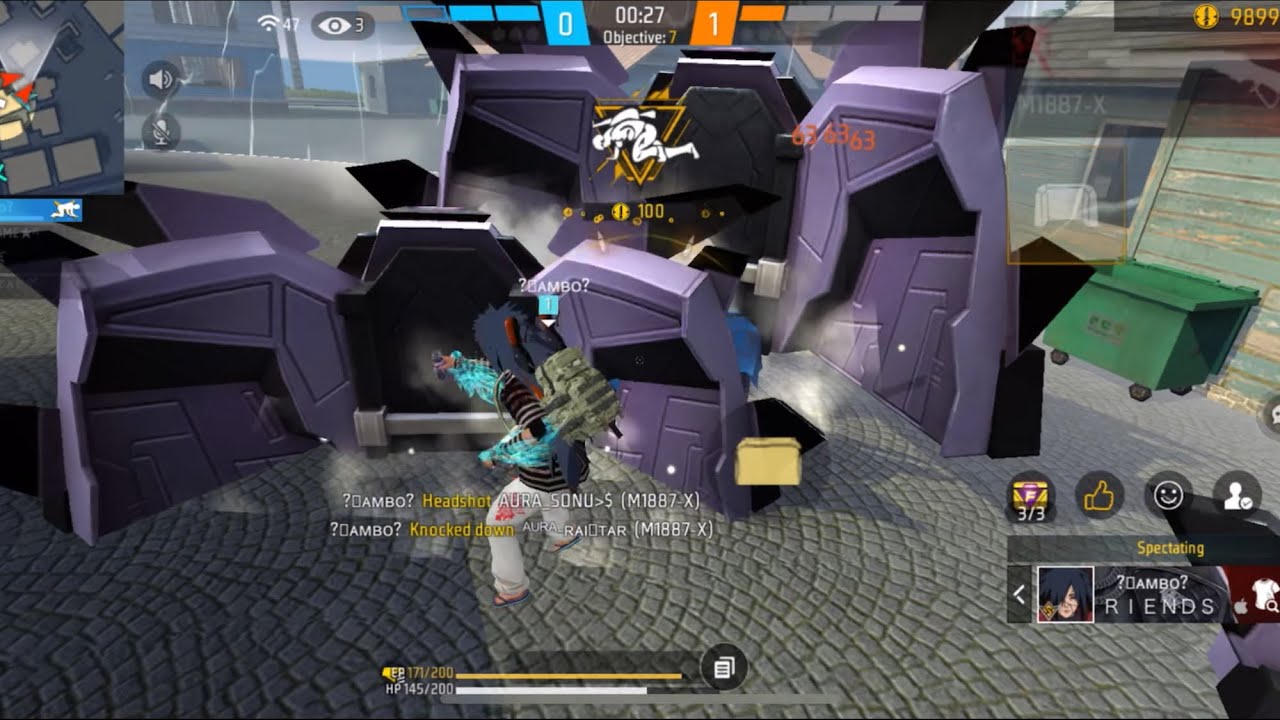 Po hedshot gameplay free fire 