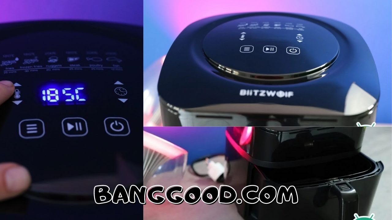 BlitzWolf Smart Air Fryer | banggood.com - YouTube