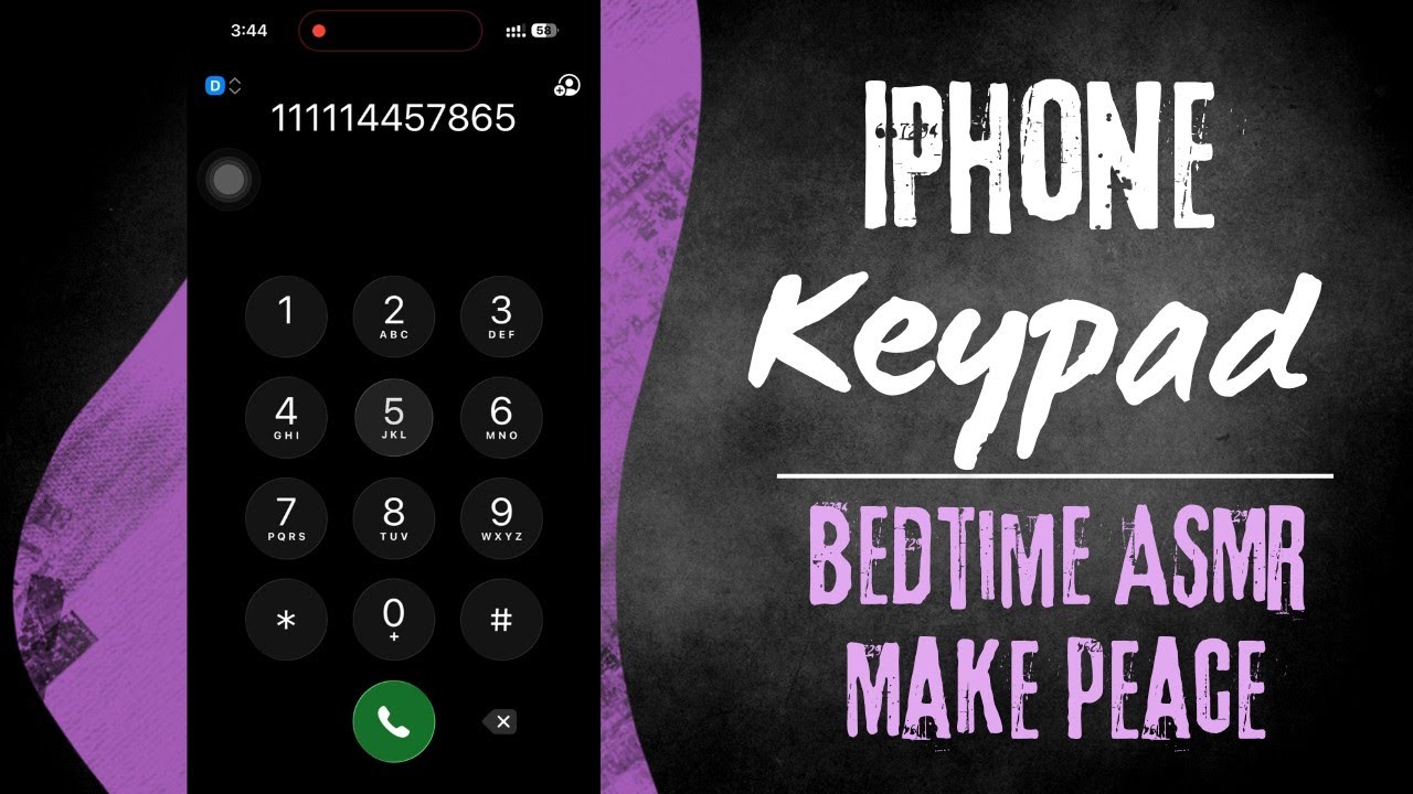 iPhone 17 pro max Keypad ASMR