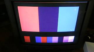 RGB modded CRT TV, Recap and Adjustment... Fail