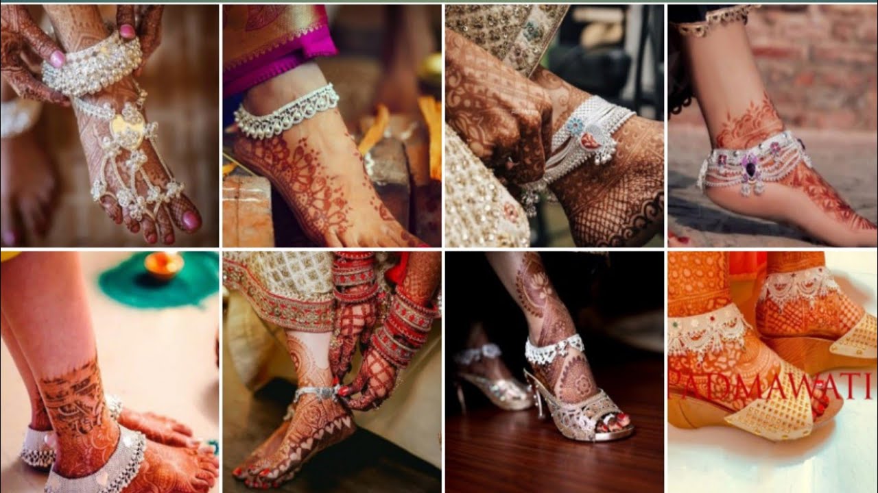 Bridal heavy payal design 2025/ latest bridal heavy Payal design/ silver Payal design