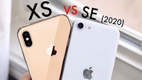 iPhone SE (2020) Vs iPhone XS CAMERA TEST! (Photo / Video Comparison)