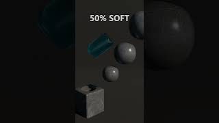 0% vs 100% Softness Cylinder Fall Soft Body Simulation | Blender 3D Soft Body Physics Simulation