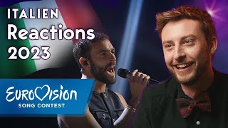 Marco Mengoni - "Due vite" - Italien | Reactions | Eurovision Song Contest 2023 | NDR