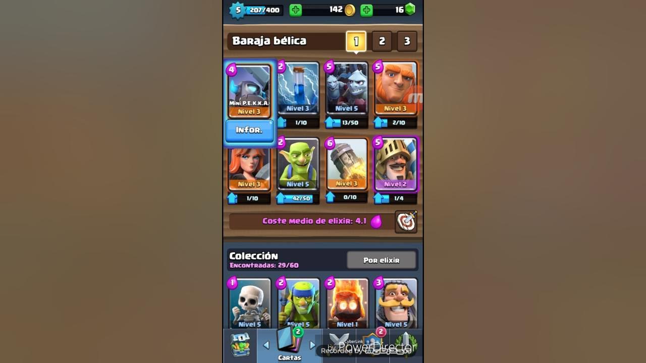 EL MEJOR MAZO PARA ARENA 5 CLASH ROYALE YouTube