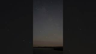 The night sky above Denbigh Moors, North wales