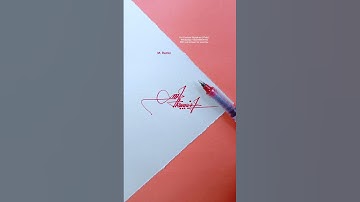 Your Signature ✨ #signature #howtosign #shorts