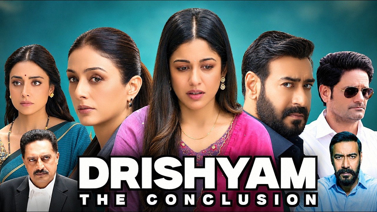 ⁣Drishyam 3 Full Movie | Ajay Devgn, Shriya Saran, Tabu | Drishyam: The Conclusion | Explanation