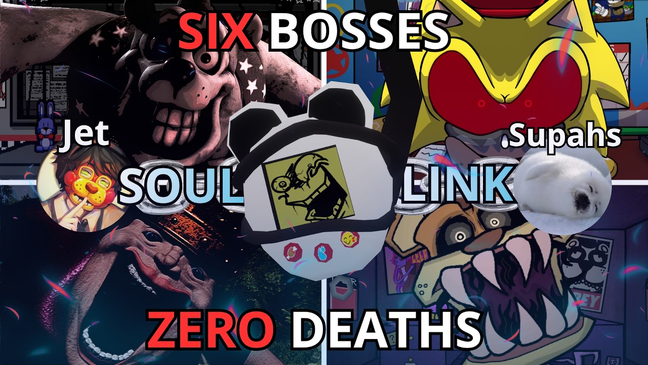 We Attempted a FNAF Fan Game BOSS RUSH, But it's a SOUL LINK