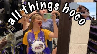 all things homecoming vlog - float decorating, spirit days, pep rally, etc. | addysyn