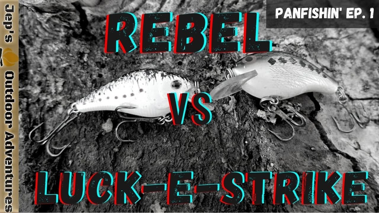 TINY CRANKBAIT BATTLE!, Rebel Teeny Wee R vs Luck E Strike Series 1