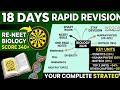 18 Days Re-NEET 2026 Biology Rapid Revision Roadmap (NCERT-Based) 📖🧬 | Score 340+ in 18 Days! 🔥
