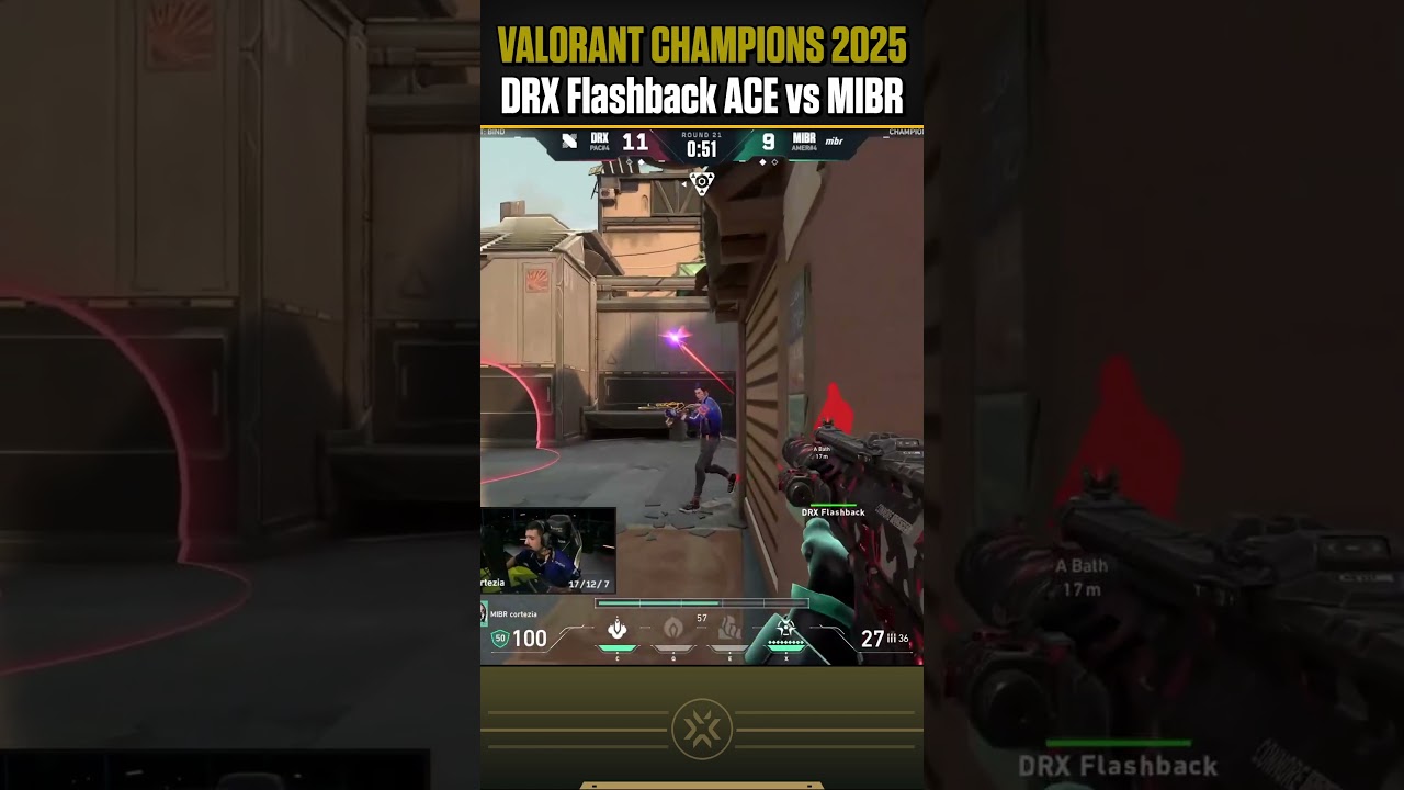 DRX Flashback ACE против MIBR в режиме Bind на VALORANT Champions 2025