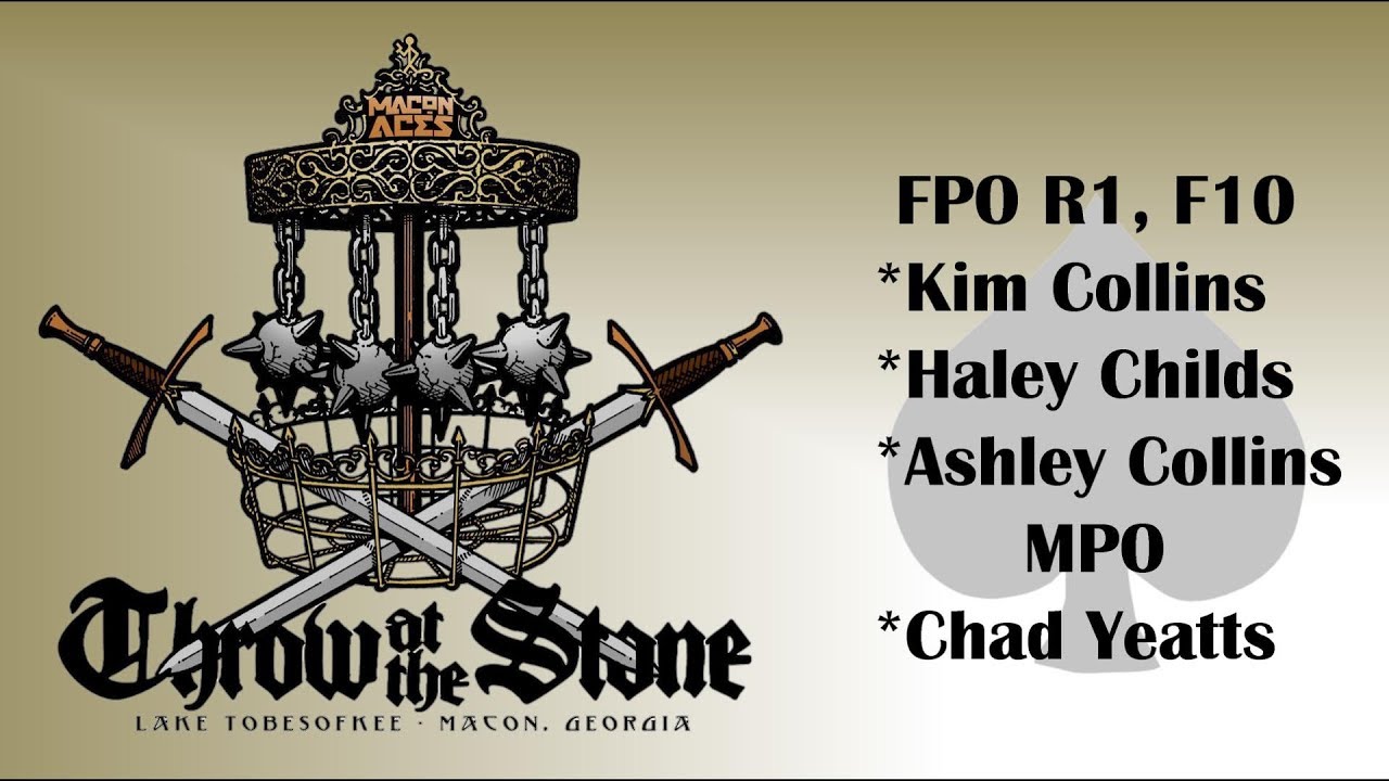 disc golf tournaments michigan Throw at the Stone IV Ladies FPO Round 1 Front 10 - Collins, Childs, Collins w/ MPO Yeatts