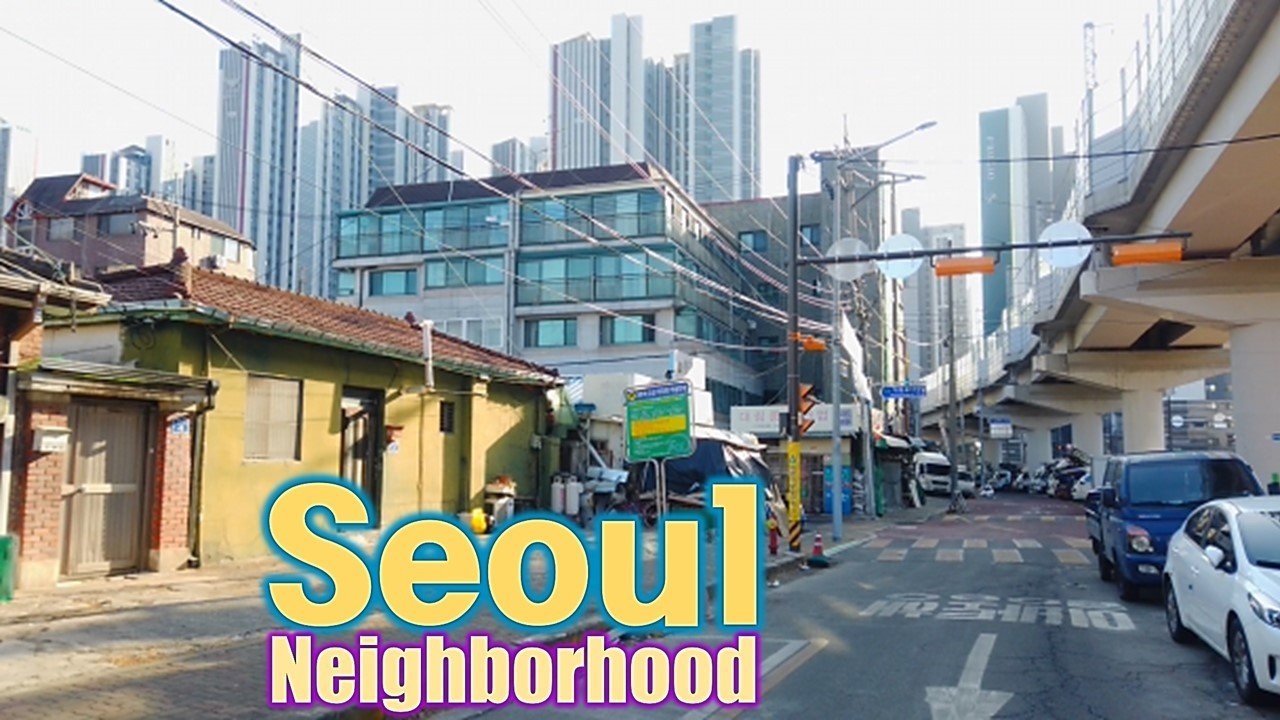 Сеул, Корея - Пешеходная экскурсия по району - 4K - Санге 3, 4-дон [Новон-гу 3] 22(3)-16