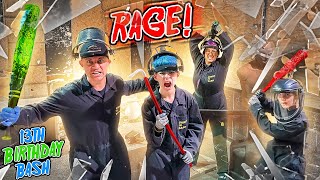 WE HAVE A TEENAGER NOW! Daylin's 13th RAGE PARTY (FUNhouse Birthday Vlog)