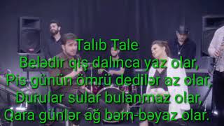 Talıb Tale ve Zeynəb Həsəni səbr elə| Talib Tale va Zeyneb Heseni səbr ele minus(karaoke)