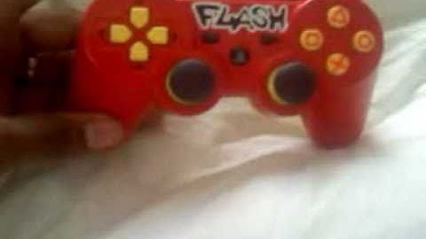 Custom" The Flash" themed painted ps3 controller