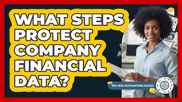 What Steps Protect Company Financial Data?