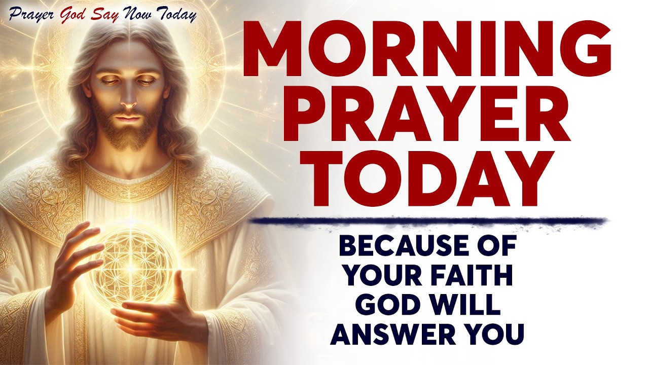 MORNING PRAYER TODAY🙏 Because Of Your FAITH God Will Answer You (Christian Motivation)