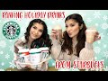 Trying And Ranking Holiday Drinks From Starbucks | Morales Twins