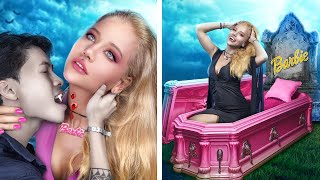 Barbie se Transforme en Beauté Grâce à des Gadgets! Barbie en Prison ! Barbie vs Vampire !
