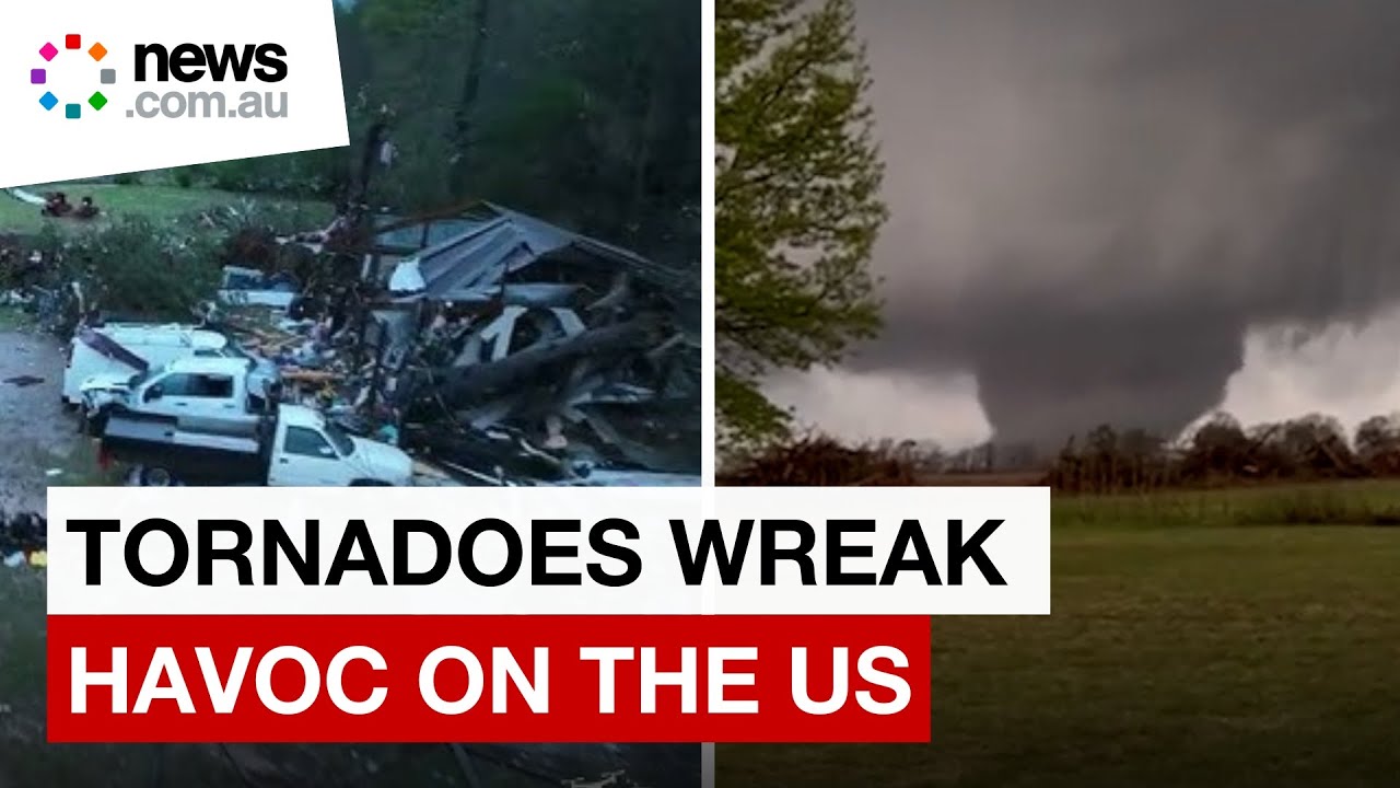 Tornadoes wreak havoc on the US - YouTube
