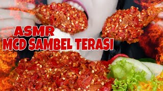 ASMR MCD SPICY SAMBAL TERASI 🔥 | Asmr Mukbang Indonesia