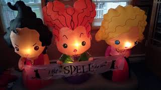 New For 2021 Halloween Inflatable 6.5Ft Disney Hocus Pocus Sisters