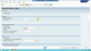 27  SAP HCM Payroll Driver,  Time Driver,  JV Simulation