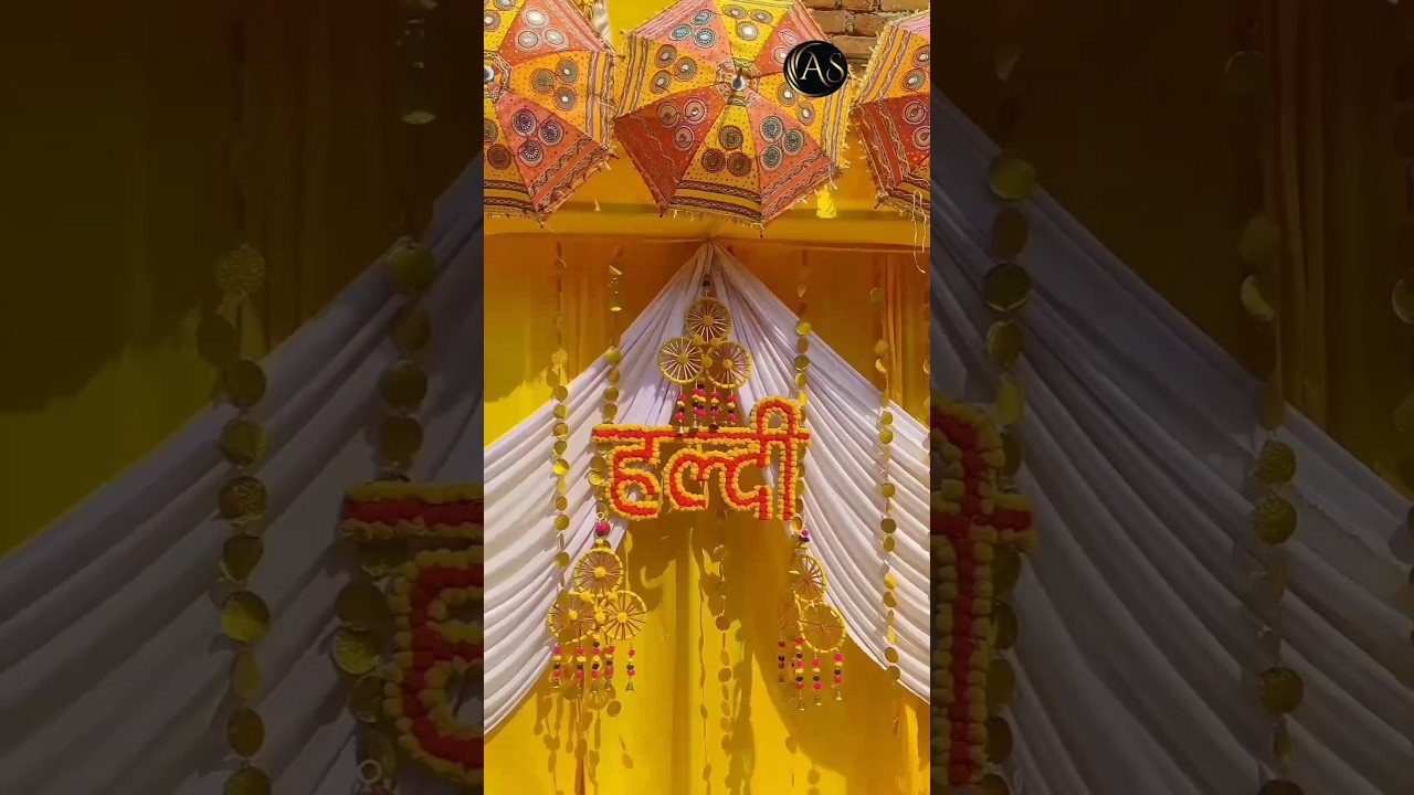 haldi decoration ideas for home, 