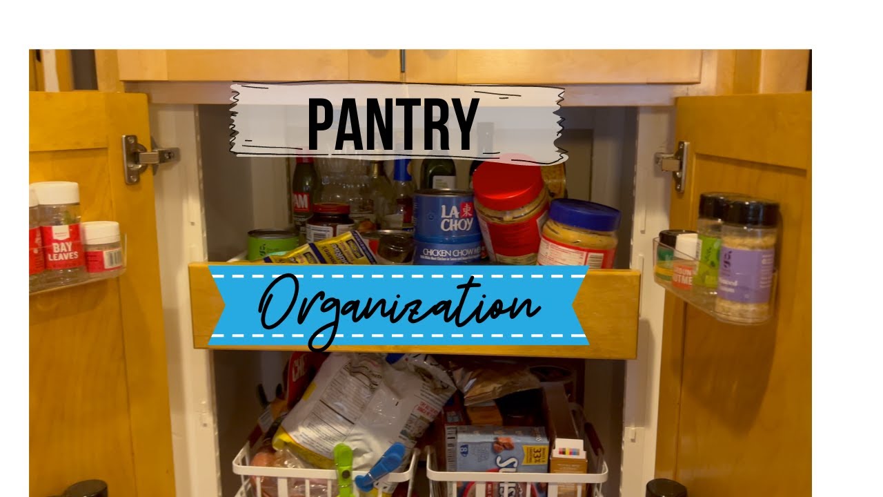 Pullout Drawer Pantry Organization