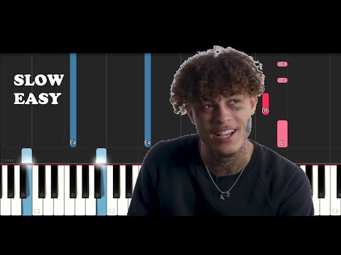 lil-skies-ft-landon-cube---nowadays-(slow-easy-piano-tutorial)